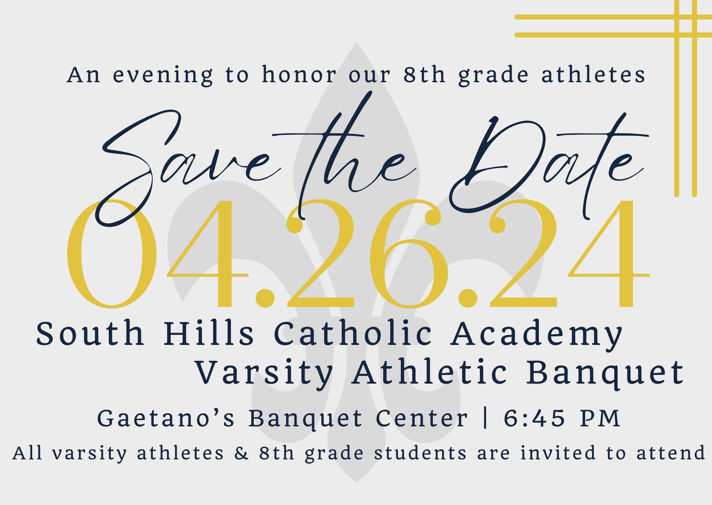 Varsity Sports Banquet Ticket