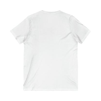 Unisex Short Sleeve V-Neck Tee - Jersey Cotton
